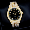 gold black face watch  (3806830297181)