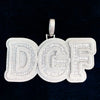 Iced Baguette Custom Letter Pendant