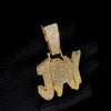 Layered Letter Pendent