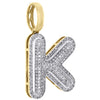 10K Yellow Gold Diamond Initials (4721235230813)