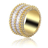 Double Row Baguette Ring (6600365310138)