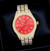 red gold face watch  (3806830297181)
