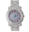 red dial silver arabic watch  (3737004212317)