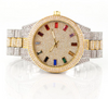 iced out  Rainbow watch (6578563875002)
